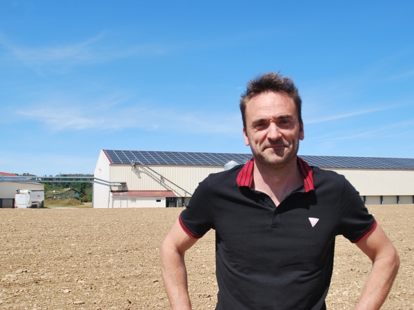 Jean-Philippe Nallet, producteur d'oeufs à Saint-Lattier