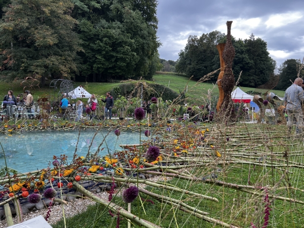 Château en fleur à Châbons