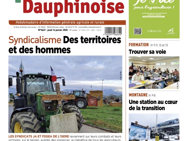 A la Une de Terre Dauphinoise