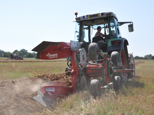 Soleil de plomb et socs d'acier pour la Finale de labour de Saint-Hilaire-de-la-côte