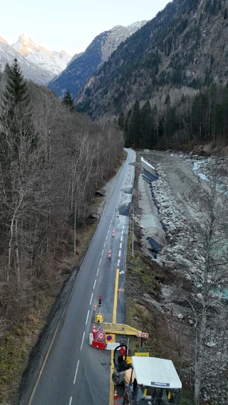 La route du Vénéon rouverte