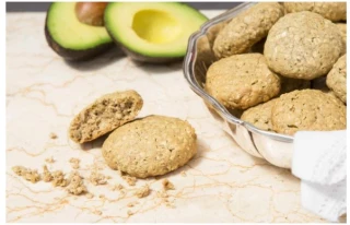 Biscuits à l'avoine et à l'avocat