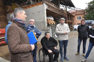 Le préfet Laugier en visite à Biol