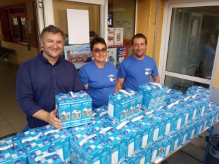 Du lait pour les collégiens