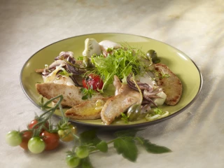 Salade de veau tiède à la Romaine